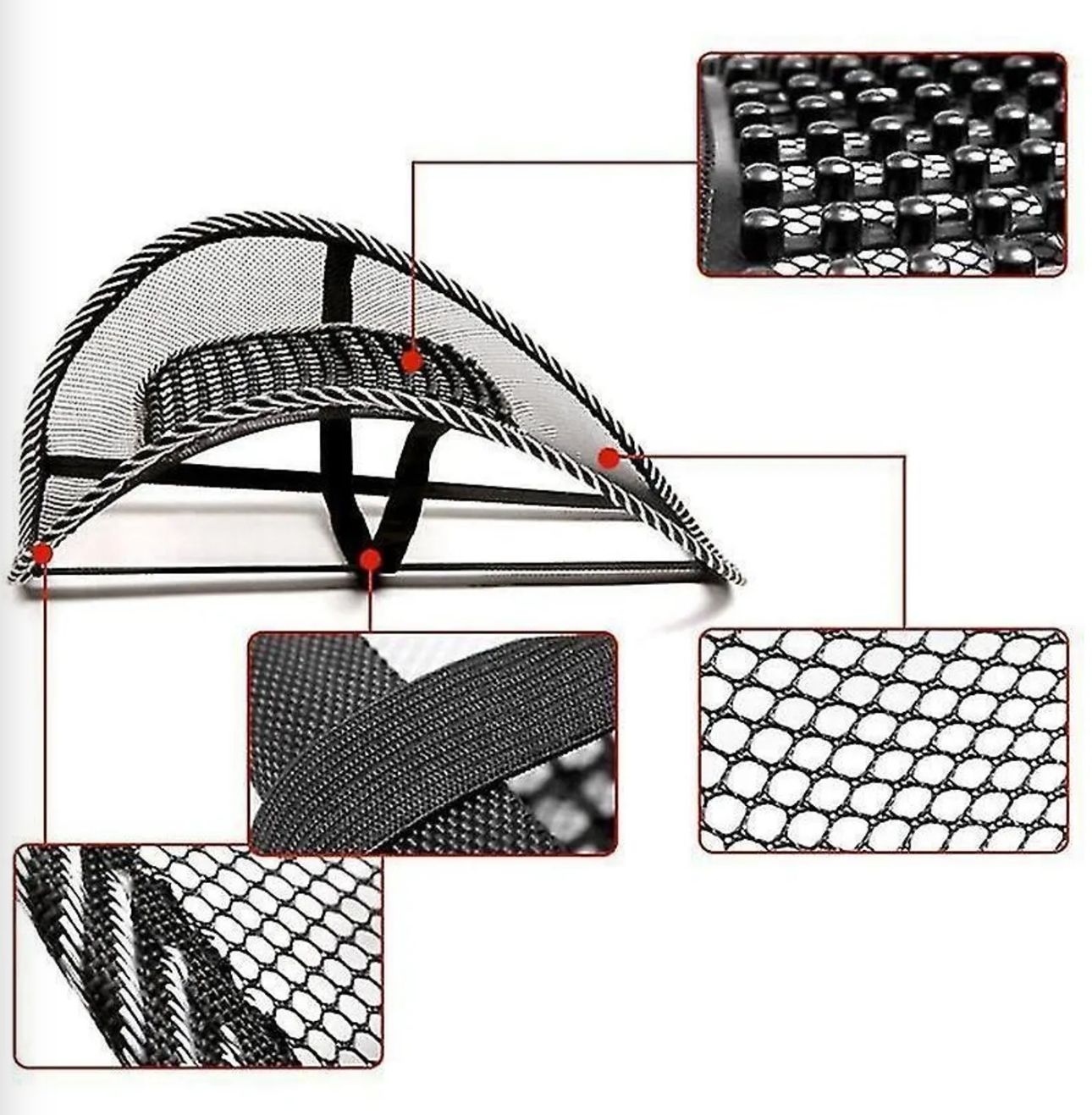 Lumbamesh - Soporte Ergonómico + E-Book + Asesoría Fisioterapia
